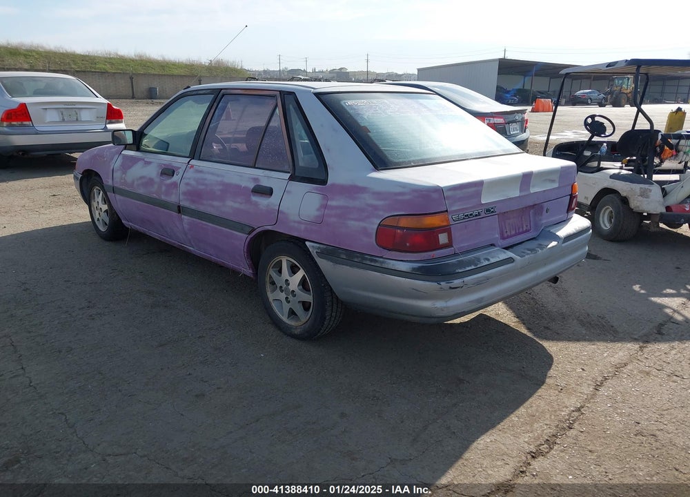 1991 FORD ESCORT LX VIN: 1FAPP14J9MW361481