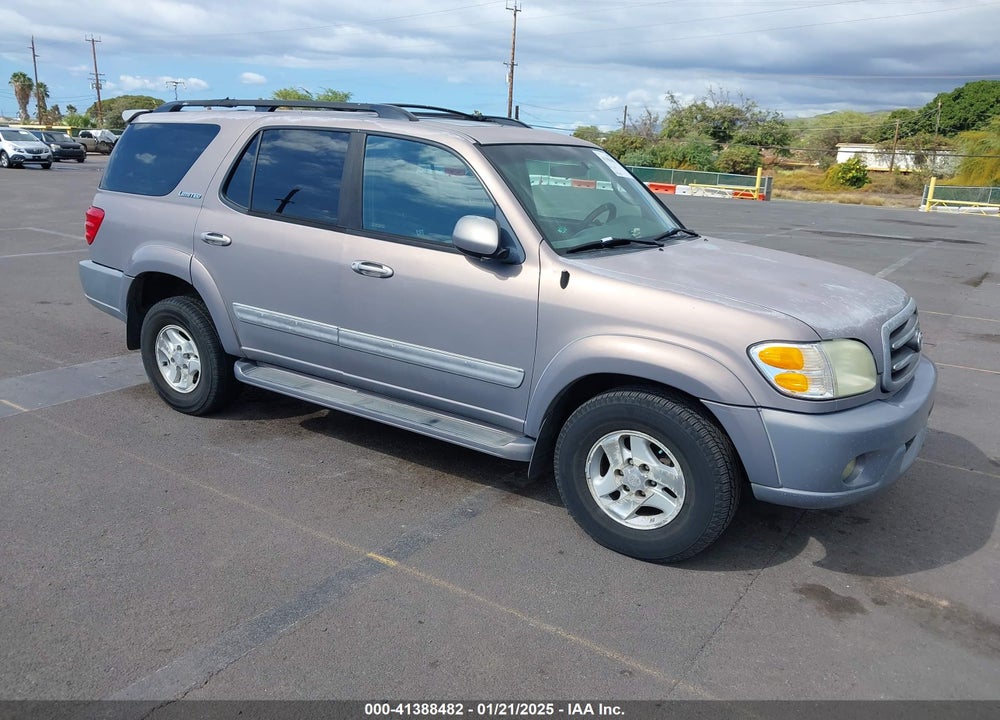 2002 TOYOTA SEQUOIA LIMITED V8 VIN: 5TDBT48A32S128401