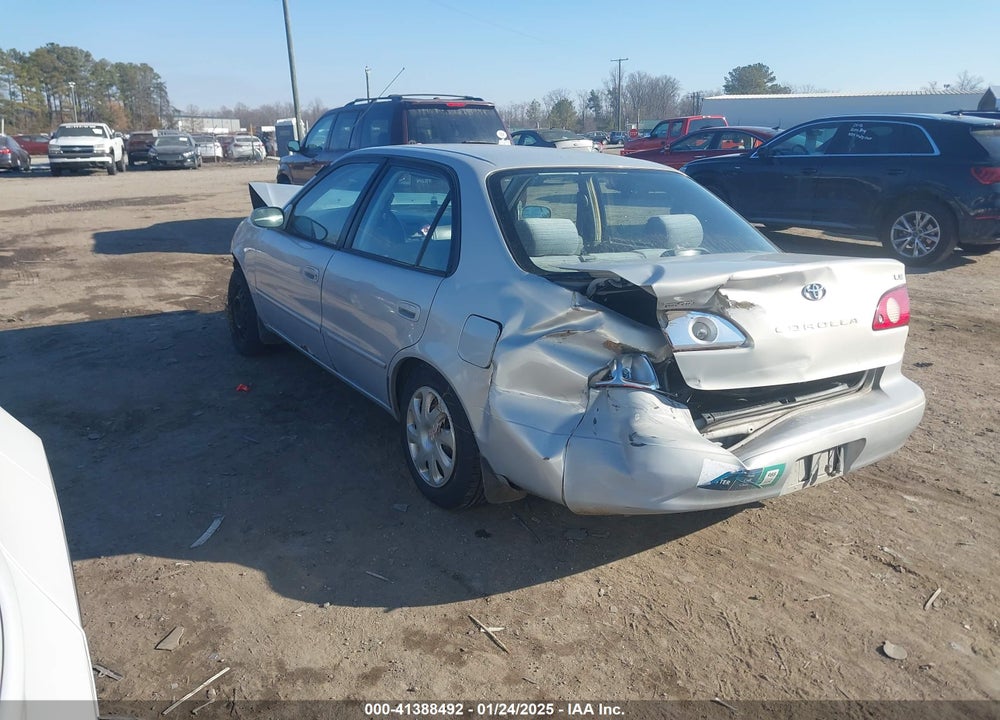 2001 TOYOTA COROLLA LE VIN: 2T1BR12EX1C479239