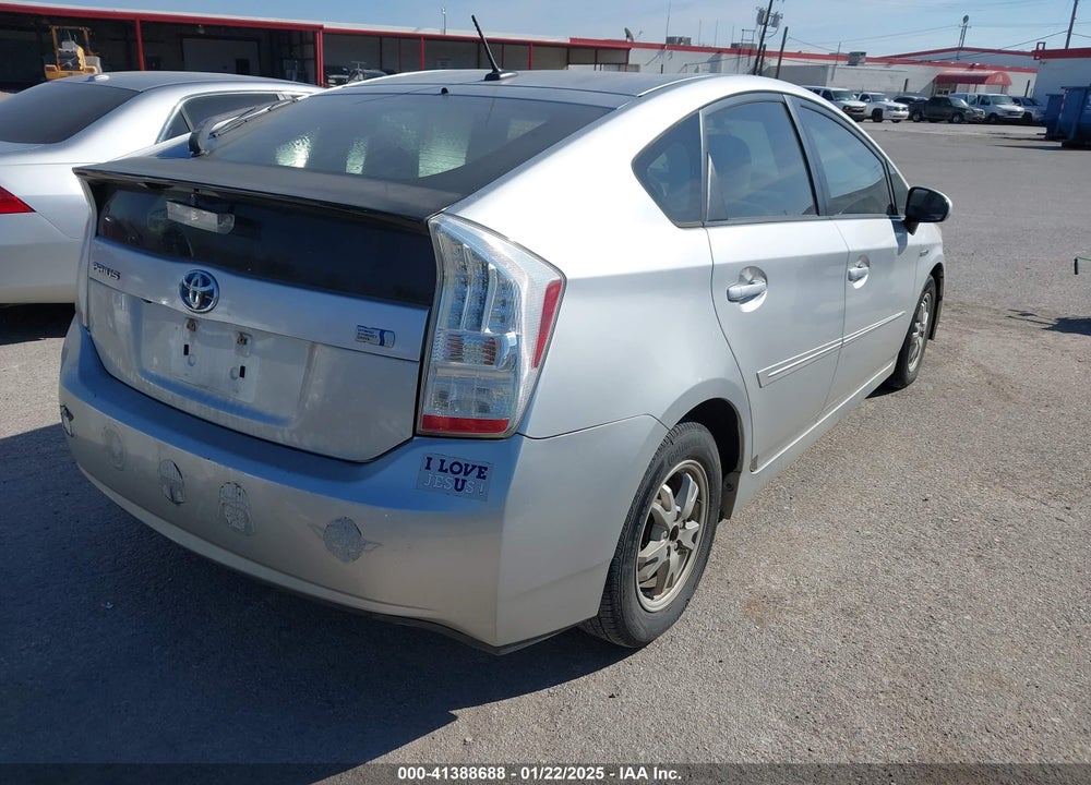 2011 TOYOTA PRIUS THREE VIN: JTDKN3DU7B1444840