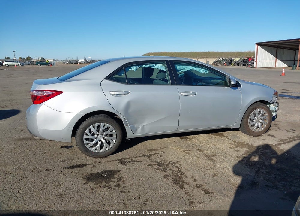 2018 TOYOTA COROLLA LE VIN: 2T1BURHE6JC121690
