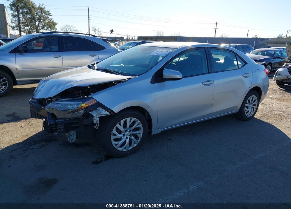 2018 TOYOTA COROLLA LE VIN: 2T1BURHE6JC121690