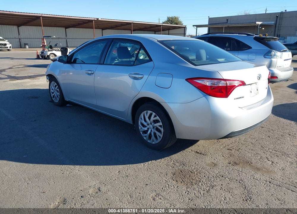 2018 TOYOTA COROLLA LE VIN: 2T1BURHE6JC121690
