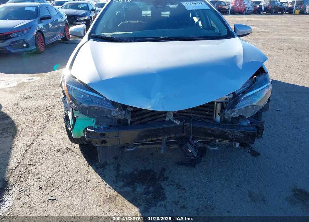 2018 TOYOTA COROLLA LE VIN: 2T1BURHE6JC121690