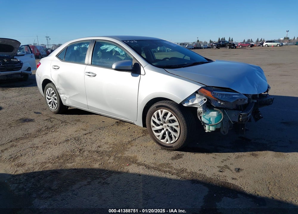 2018 TOYOTA COROLLA LE VIN: 2T1BURHE6JC121690