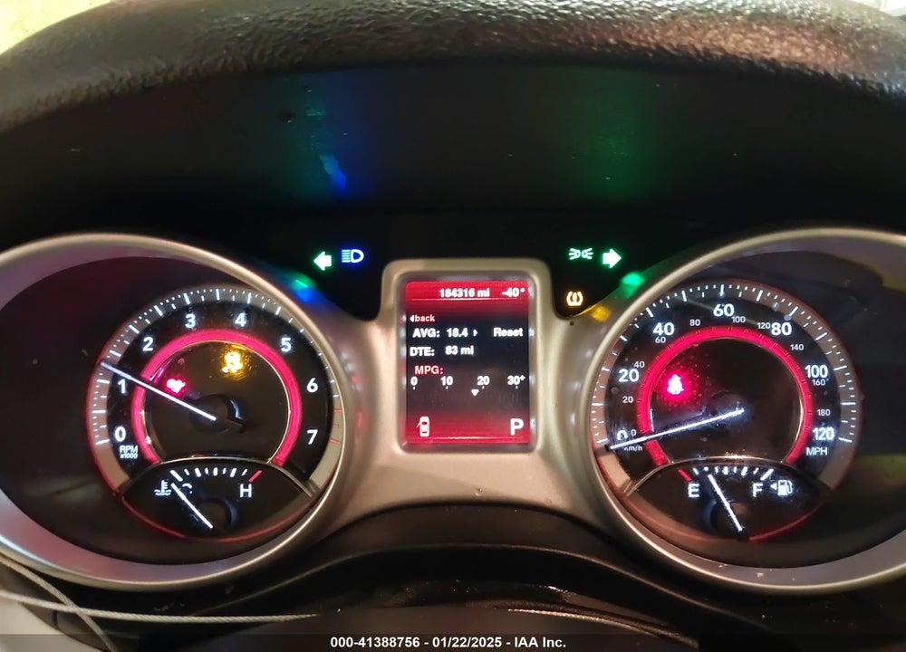 2016 DODGE JOURNEY SXT VIN: 3C4PDCBG7GT206671