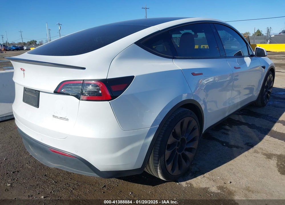 2022 TESLA MODEL Y PERFORMANCE DUAL MOTOR ALL-WHEEL DRIVE VIN: 7SAYGDEF9NF358308