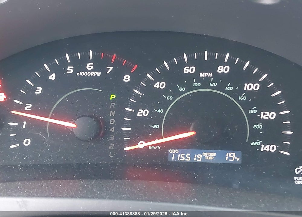 2007 TOYOTA CAMRY LE VIN: 4T1BE46K27U647640