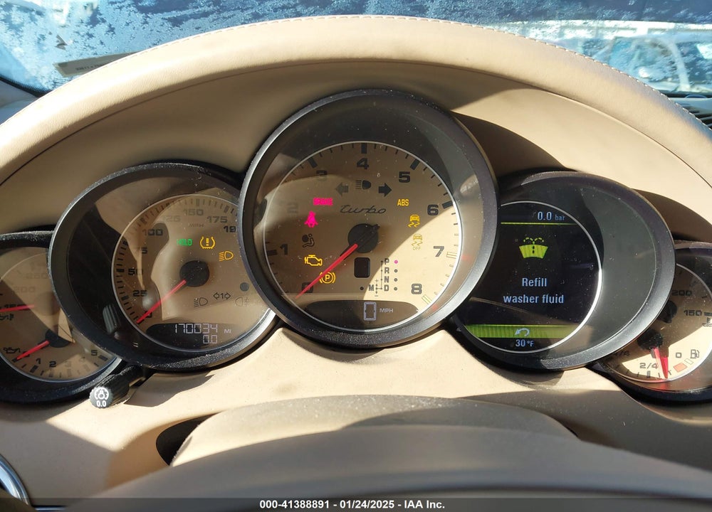 2011 PORSCHE CAYENNE TURBO VIN: WP1AC2A2XBLA84822