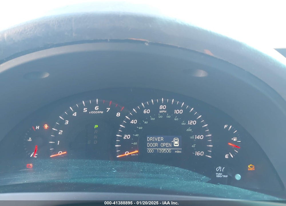 2007 TOYOTA CAMRY XLE VIN: JTNBE46K573015740