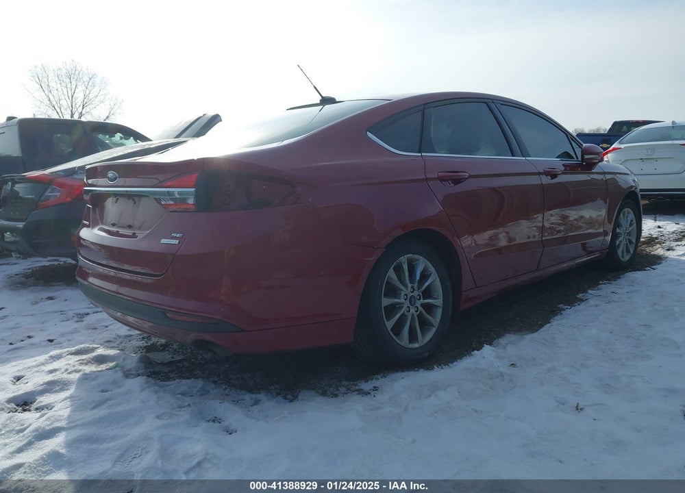2017 FORD FUSION VIN: 3FA6P0HD4HR138963