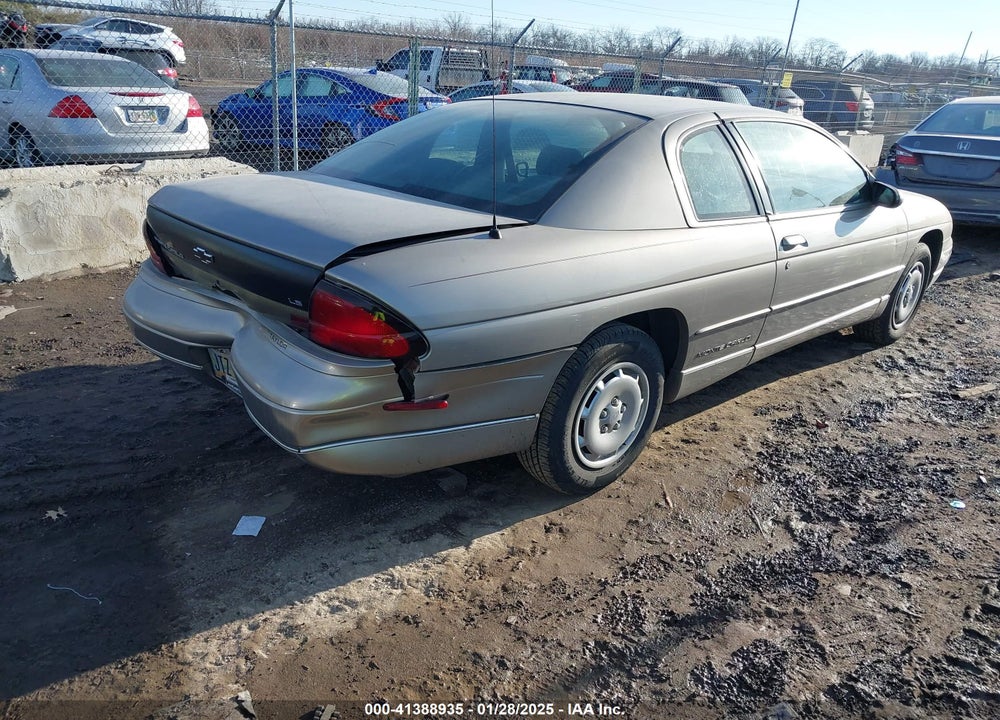 1999 CHEVROLET MONTE CARLO LS VIN: 2G1WW12M4X9183264