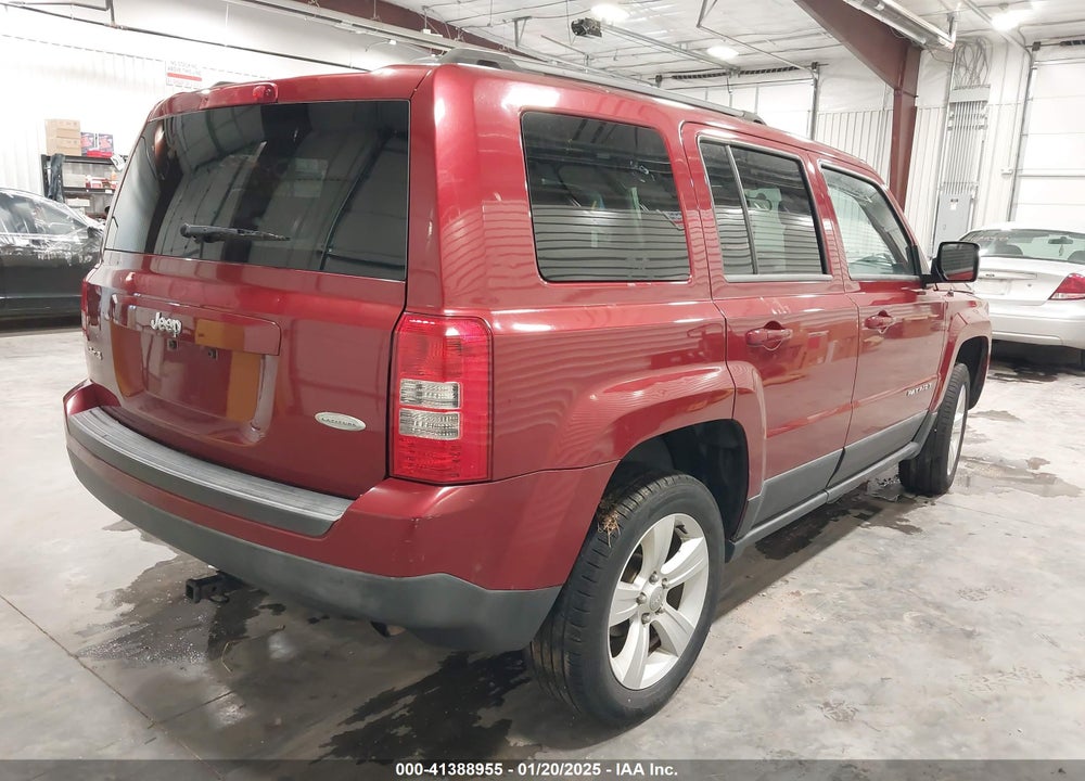 2013 JEEP PATRIOT LATITUDE VIN: 1C4NJRFB4DD249870