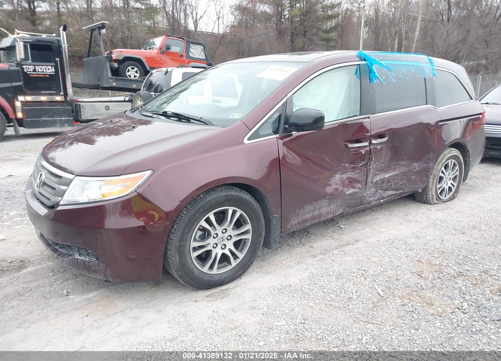2013 HONDA ODYSSEY EX-L VIN: 5FNRL5H69DB037334