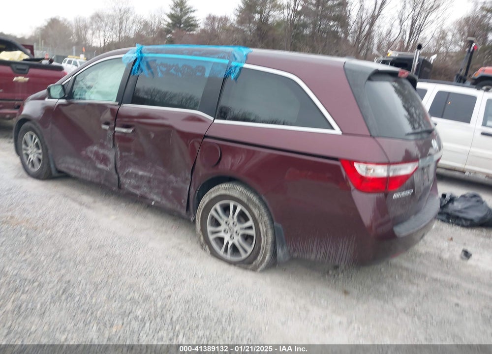 2013 HONDA ODYSSEY EX-L VIN: 5FNRL5H69DB037334