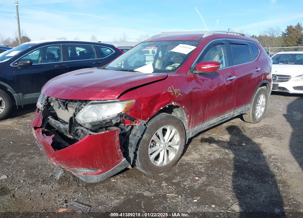 2014 NISSAN ROGUE SV VIN: 5N1AT2MV8EC764256