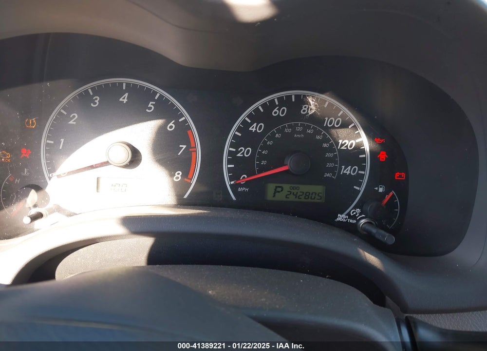 2009 TOYOTA COROLLA VIN: 2T1BU40E89C120082