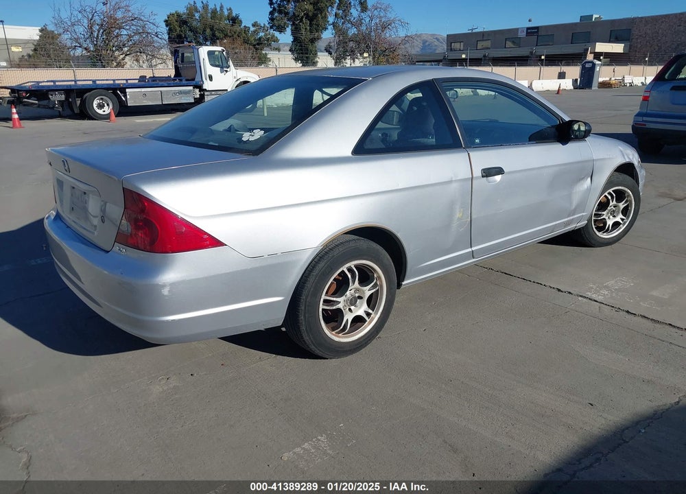 2001 HONDA CIVIC LX VIN: 1HGEM22551L030109