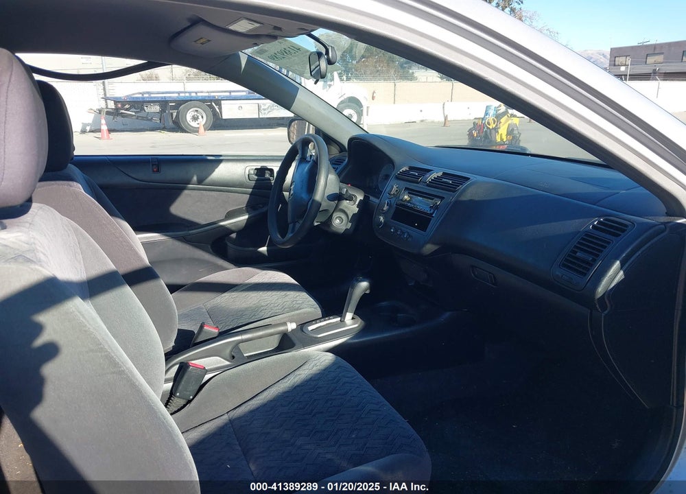 2001 HONDA CIVIC LX VIN: 1HGEM22551L030109