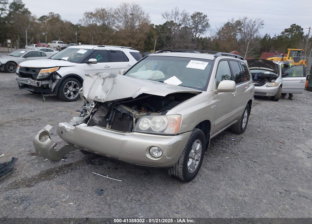 2003 TOYOTA HIGHLANDER LIMITED V6 VIN: JTEGF21A730074631