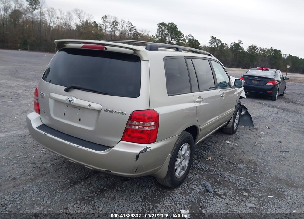 2003 TOYOTA HIGHLANDER LIMITED V6 VIN: JTEGF21A730074631