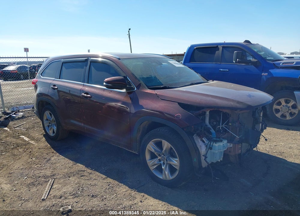 2018 TOYOTA HIGHLANDER LIMITED VIN: 5TDYZRFH7JS269430