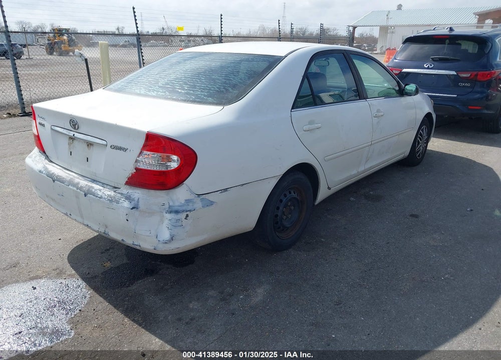 2004 TOYOTA CAMRY LE VIN: 4T1BE32K04U334114