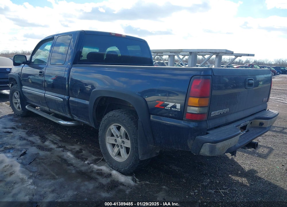 2007 GMC SIERRA 1500 CLASSIC SLE1 VIN: 2GTEK19Z471115545