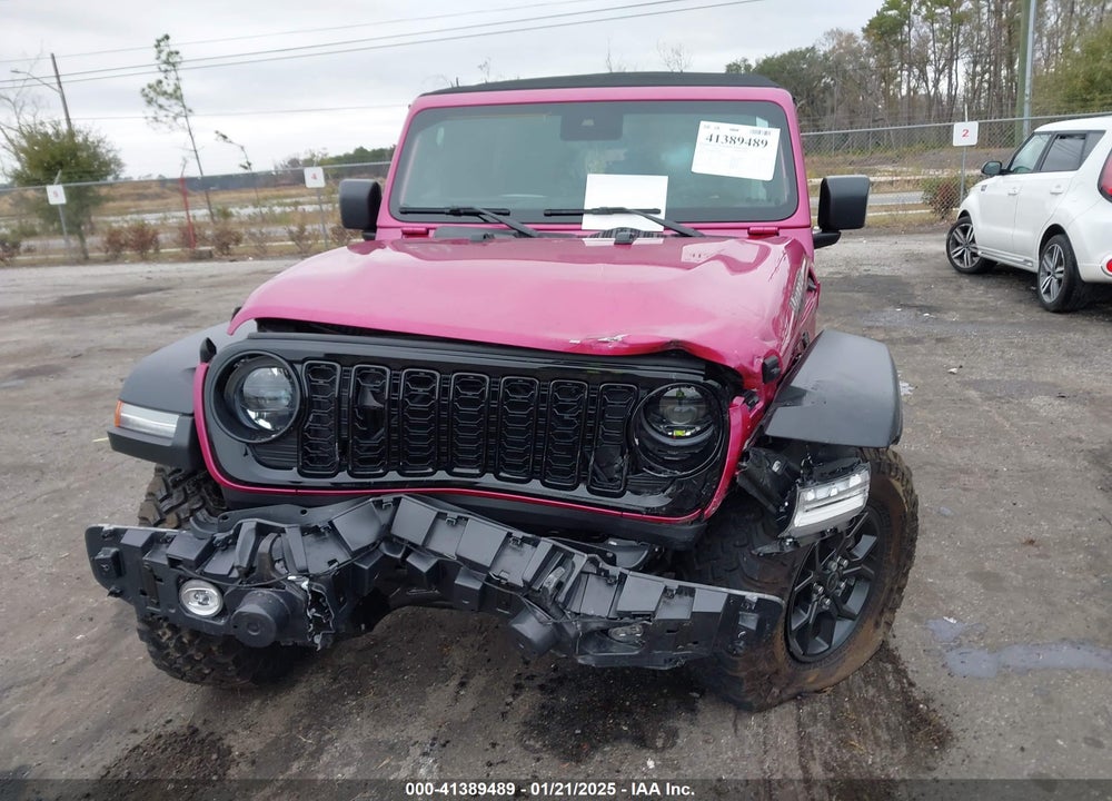 2024 JEEP WRANGLER 4-DOOR WILLYS 4X4 VIN: 1C4PJXDG6RW320025