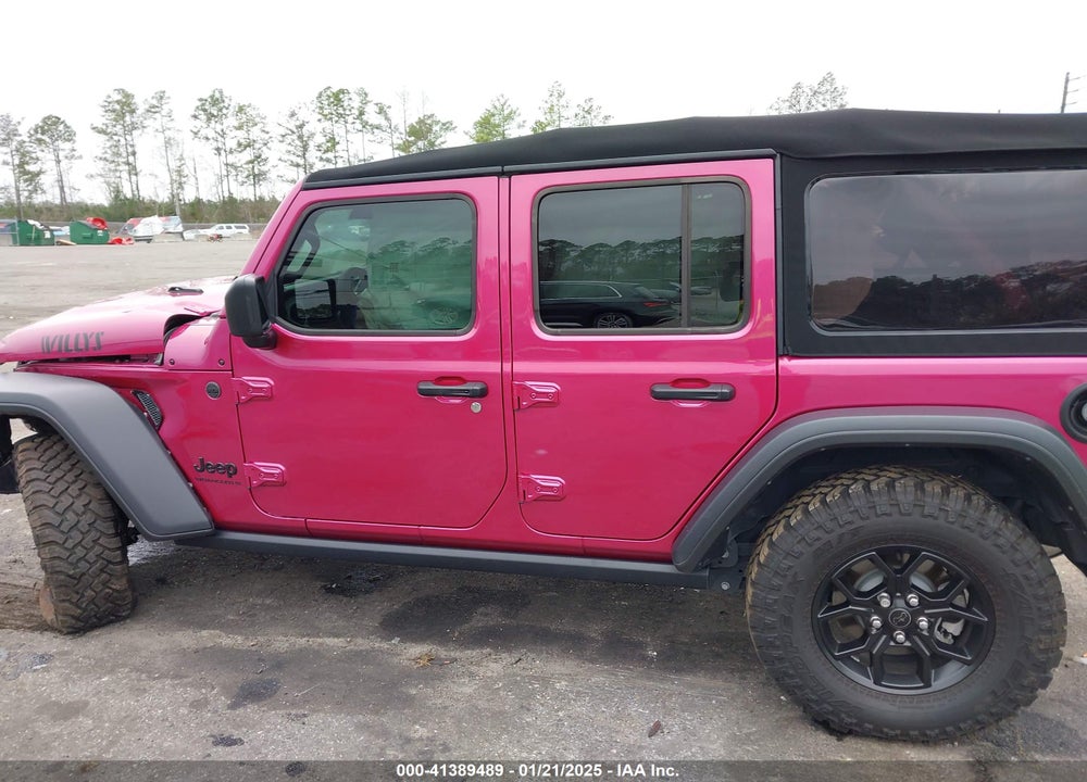 2024 JEEP WRANGLER 4-DOOR WILLYS 4X4 VIN: 1C4PJXDG6RW320025