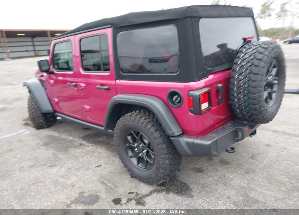 2024 JEEP WRANGLER 4-DOOR WILLYS 4X4 VIN: 1C4PJXDG6RW320025