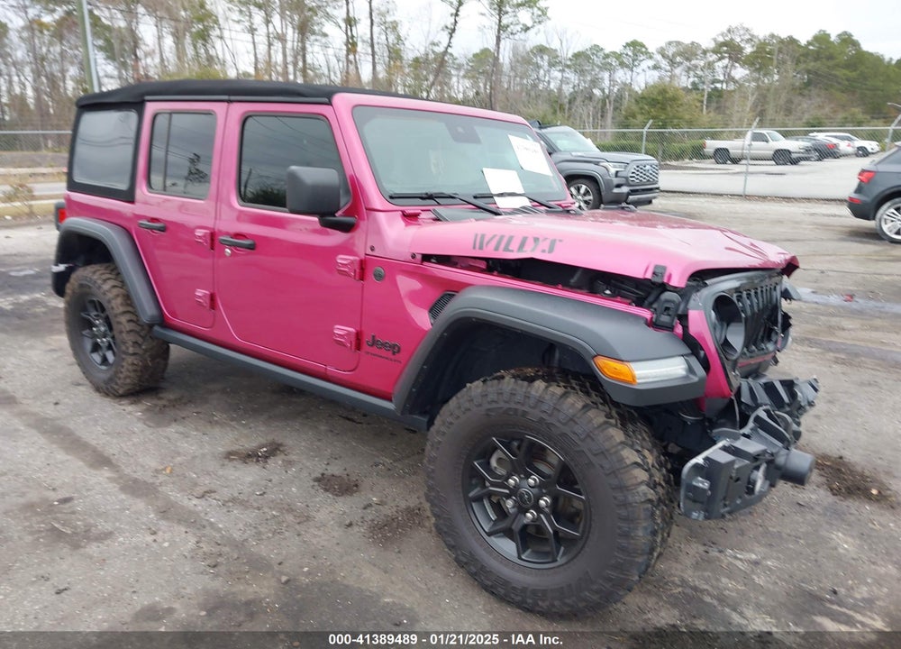 2024 JEEP WRANGLER 4-DOOR WILLYS 4X4 VIN: 1C4PJXDG6RW320025
