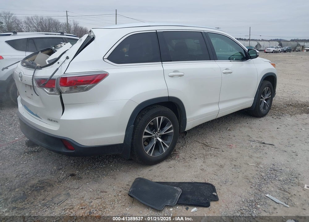 2016 TOYOTA HIGHLANDER XLE V6 VIN: 5TDJKRFH6GS349462