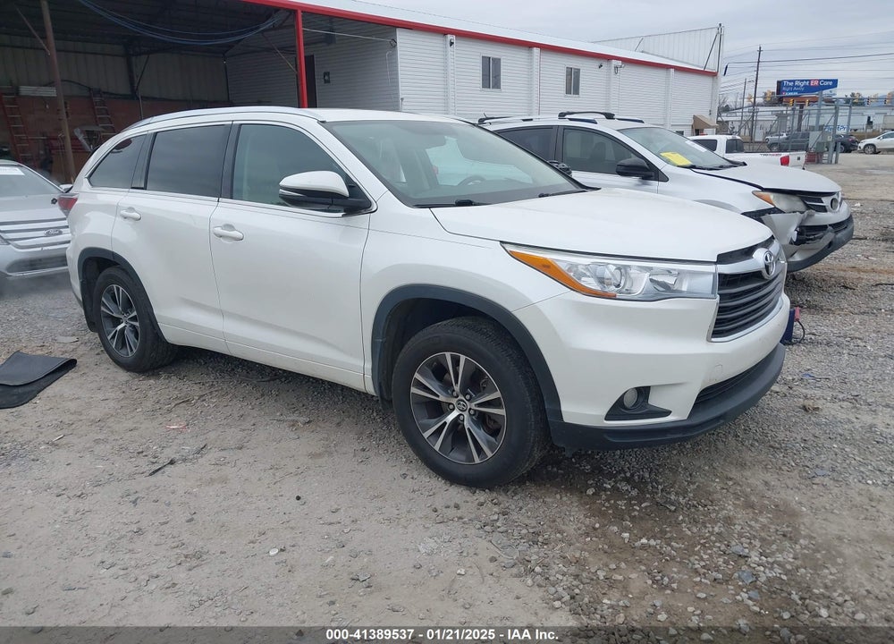 2016 TOYOTA HIGHLANDER XLE V6 VIN: 5TDJKRFH6GS349462