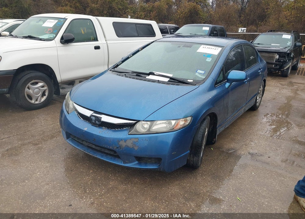 2010 HONDA CIVIC LX VIN: 2HGFA1F55AH307775
