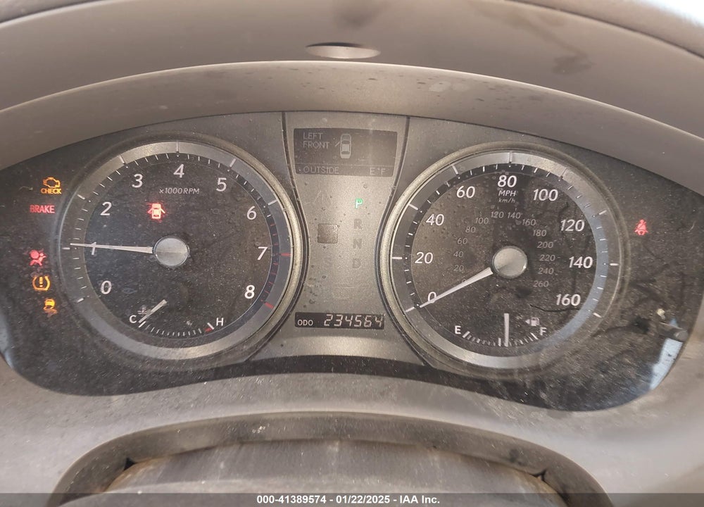 2008 LEXUS ES 350 VIN: JTHBJ46G982272076