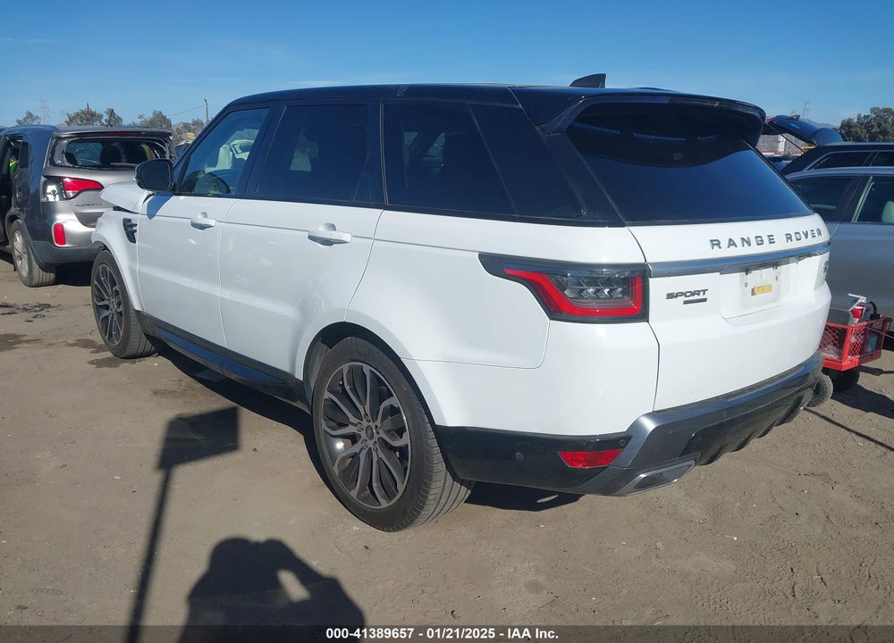 2019 LAND ROVER RANGE ROVER SPORT HSE VIN: SALWR2RV5KA816430