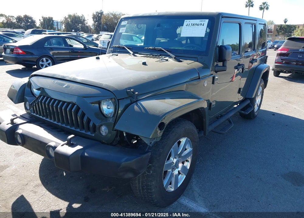2016 JEEP WRANGLER UNLIMITED SAHARA VIN: 1C4HJWEG4GL166295