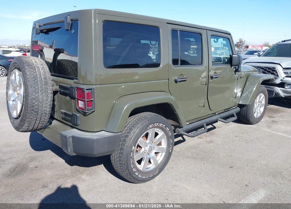 2016 JEEP WRANGLER UNLIMITED SAHARA VIN: 1C4HJWEG4GL166295