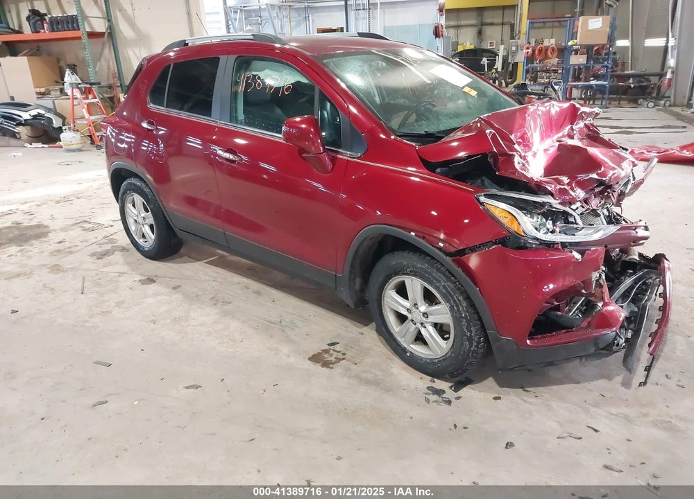 2019 CHEVROLET TRAX LT VIN: 3GNCJLSB7KL267384