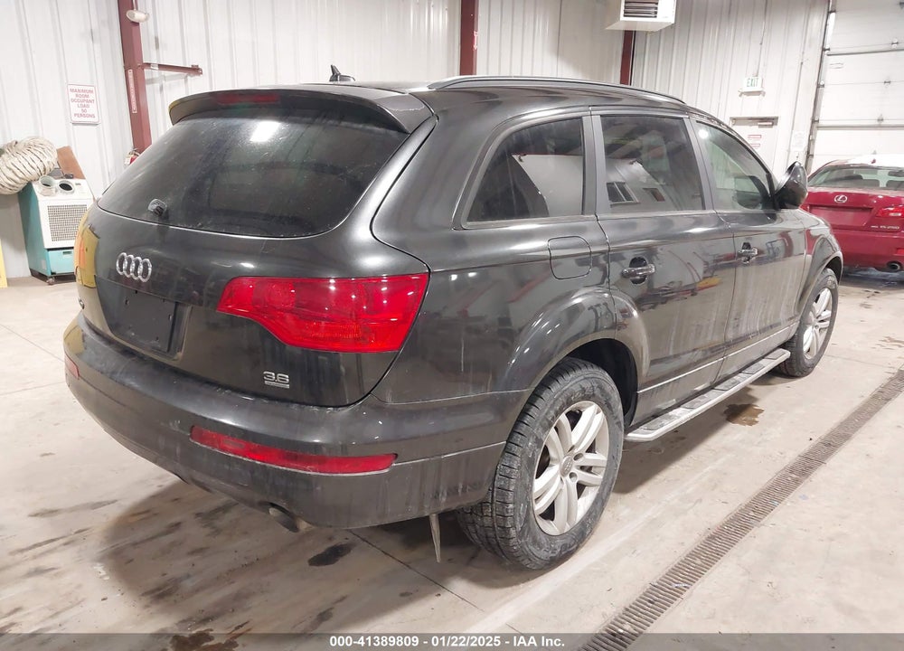 2007 AUDI Q7 3.6 VIN: WA1AY74L37D044453