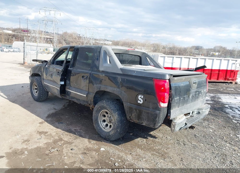 2003 CHEVROLET AVALANCHE 1500 VIN: 3GNEK13T83G271620