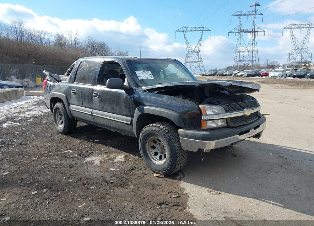 2003 CHEVROLET AVALANCHE 1500 VIN: 3GNEK13T83G271620