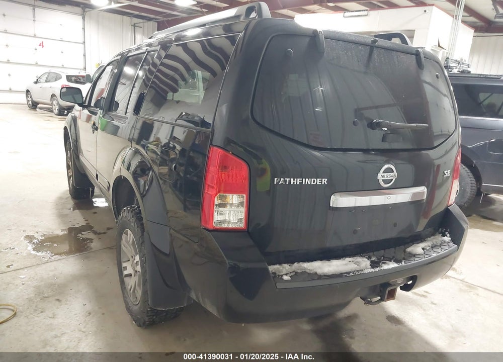 2010 NISSAN PATHFINDER SE VIN: 5N1AR1NB6AC602648