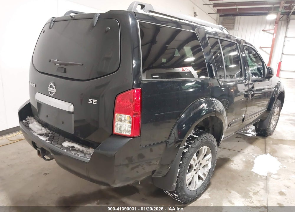2010 NISSAN PATHFINDER SE VIN: 5N1AR1NB6AC602648