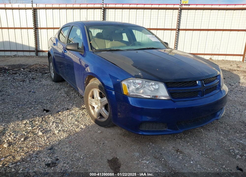 2014 DODGE AVENGER SE VIN: 1C3CDZAB9EN226283