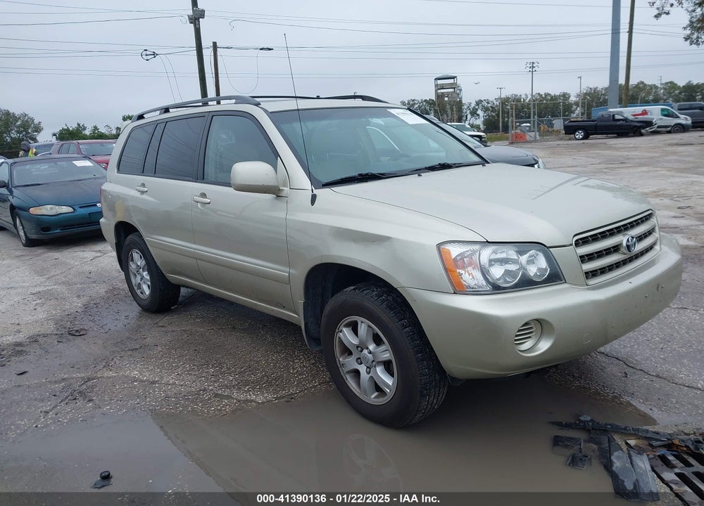 2002 TOYOTA HIGHLANDER V6 VIN: JTEHF21A720077323