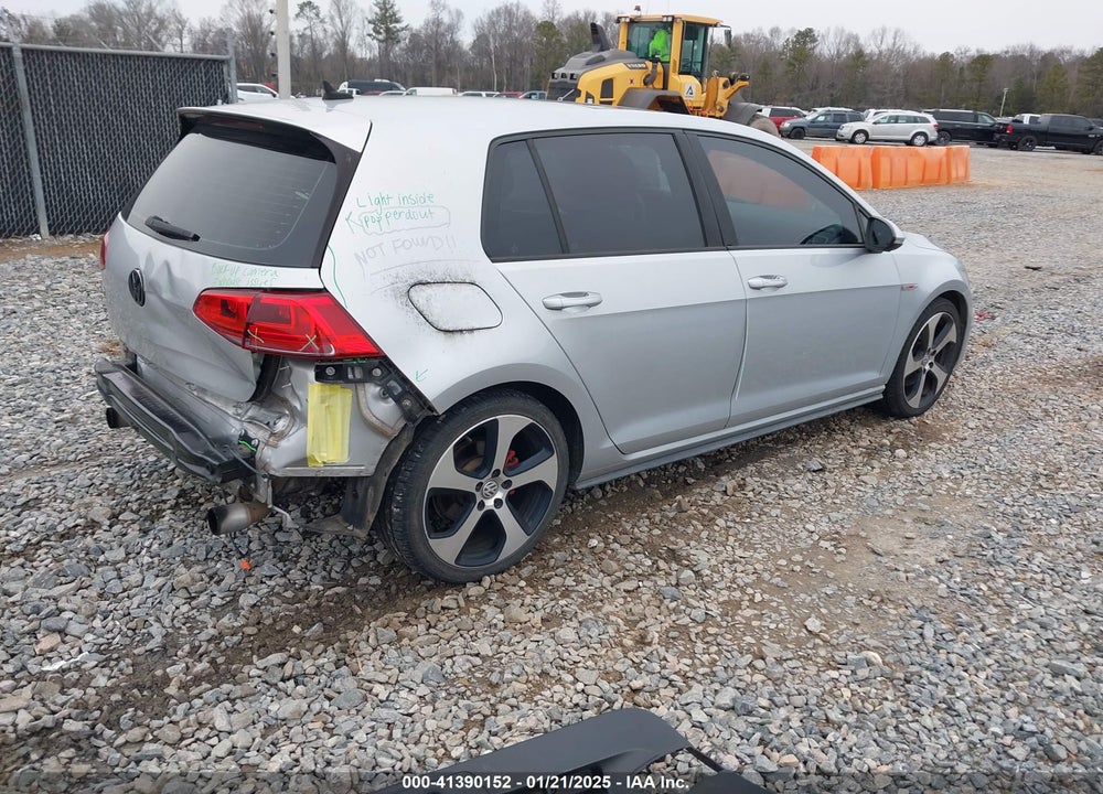 2015 VOLKSWAGEN GOLF GTI 2.0T SE 4-DOOR VIN: 3VW5T7AU9FM068078