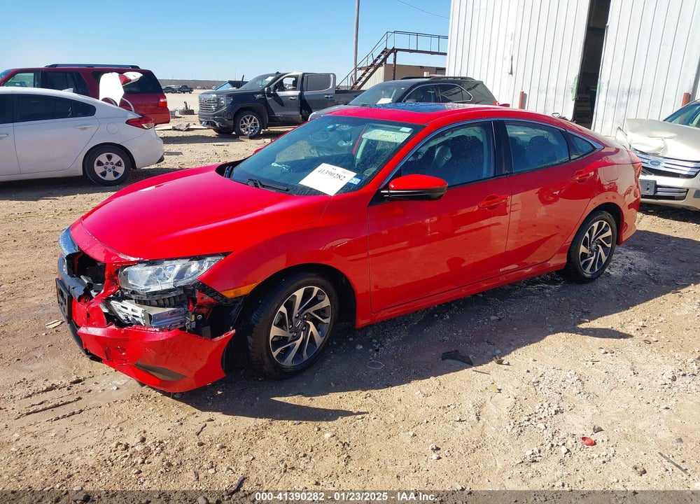 2017 HONDA CIVIC VIN: 2HGFC2F74HH533995