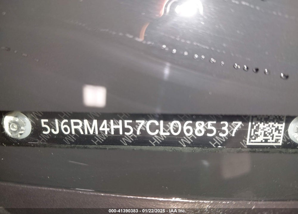 2012 HONDA CR-V EX VIN: 5J6RM4H57CL068537